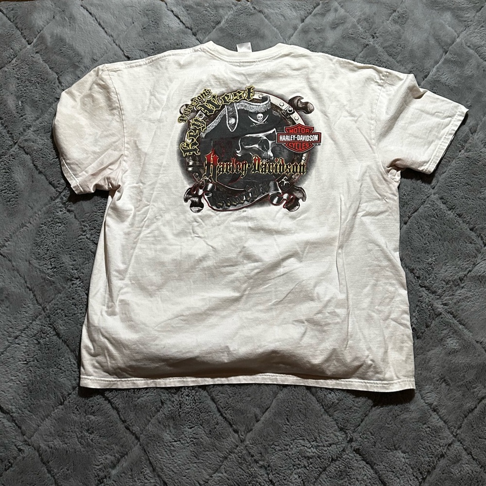 White Harley Davidson Florida Peterson's Shirt